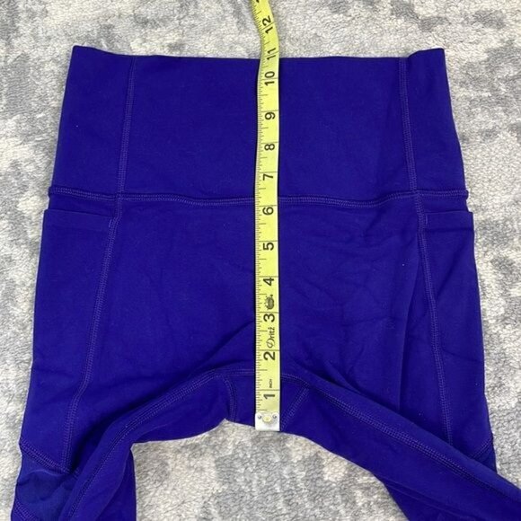 Athleta Salutation Stash Pocket II Blue Purple Mesh 7/8 Tight Leggings Sz XXS - Picture 8 of 12